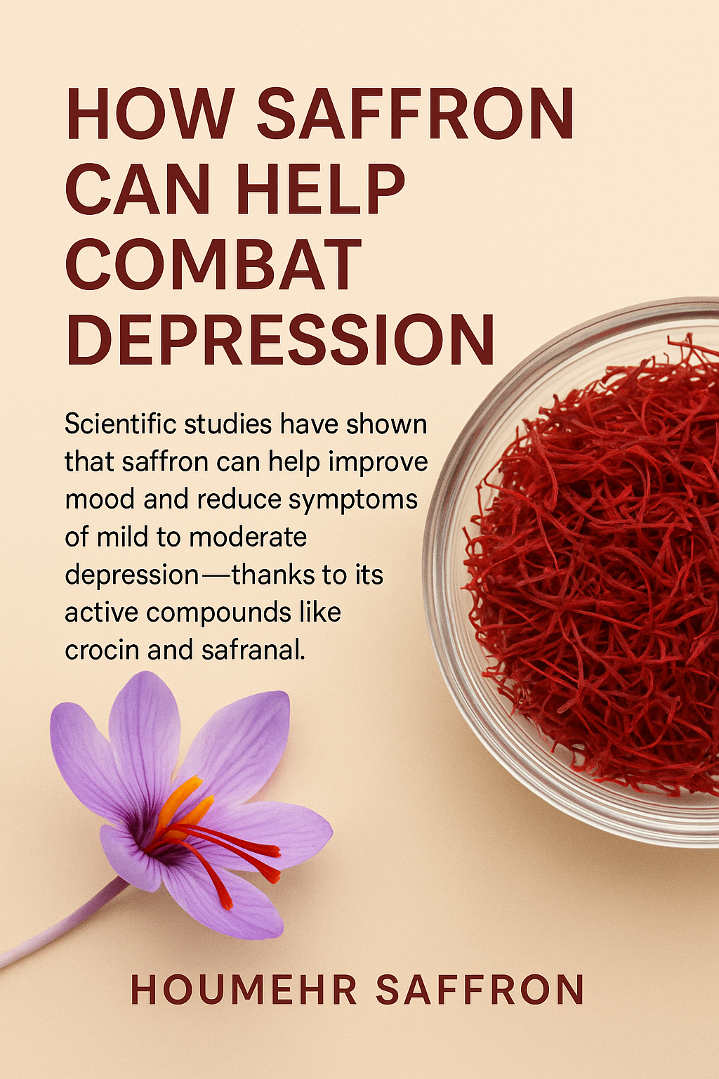 bulk-saffron-buy-houmehr-saffron A vibrant close-up of premium Iranian saffron threads in a ceramic bowl